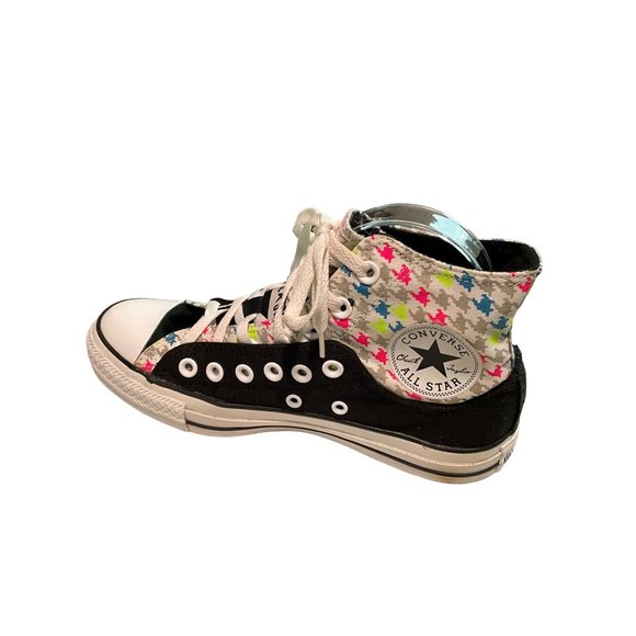 Converse Chuck Taylor Multi Color Splatter Black High Tops Women's‎ Size 8 - Picture 5 of 9